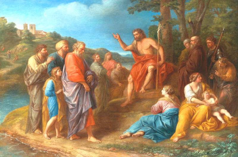 St John The Baptist Preaching